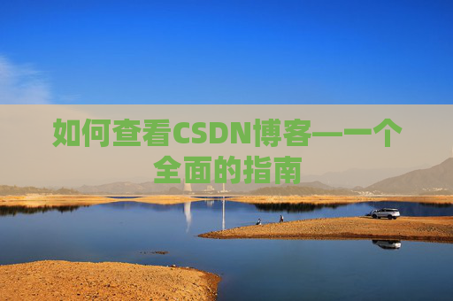 如何查看CSDN博客—一个全面的指南